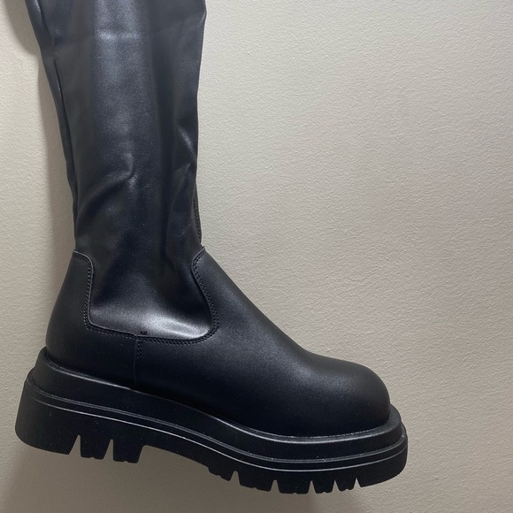 BRAND NEW Platform knee high boots/under the knee - Picture 4 of 5
